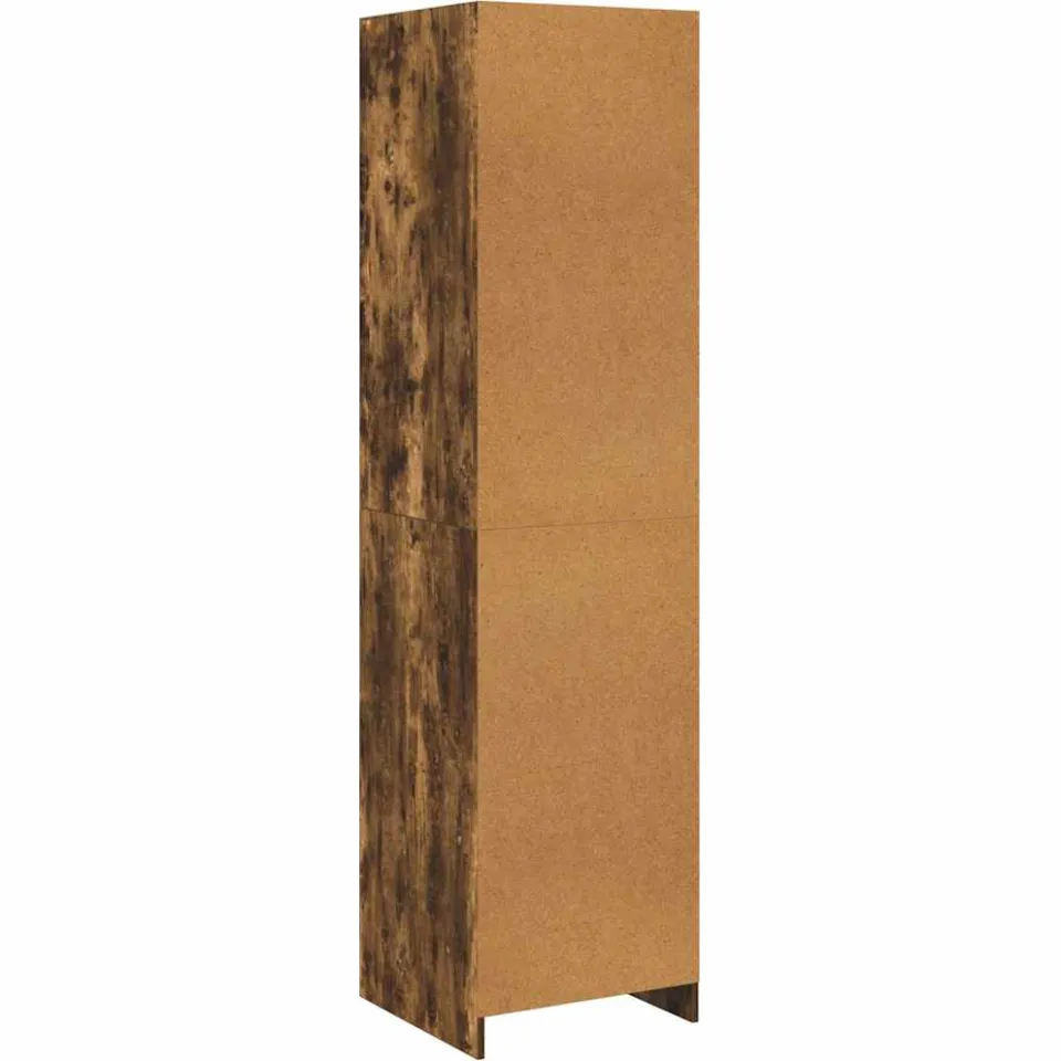vidaXL Kledingkast met lades 50x50x200 cm bewerkt hout gerookt eiken, foto 3