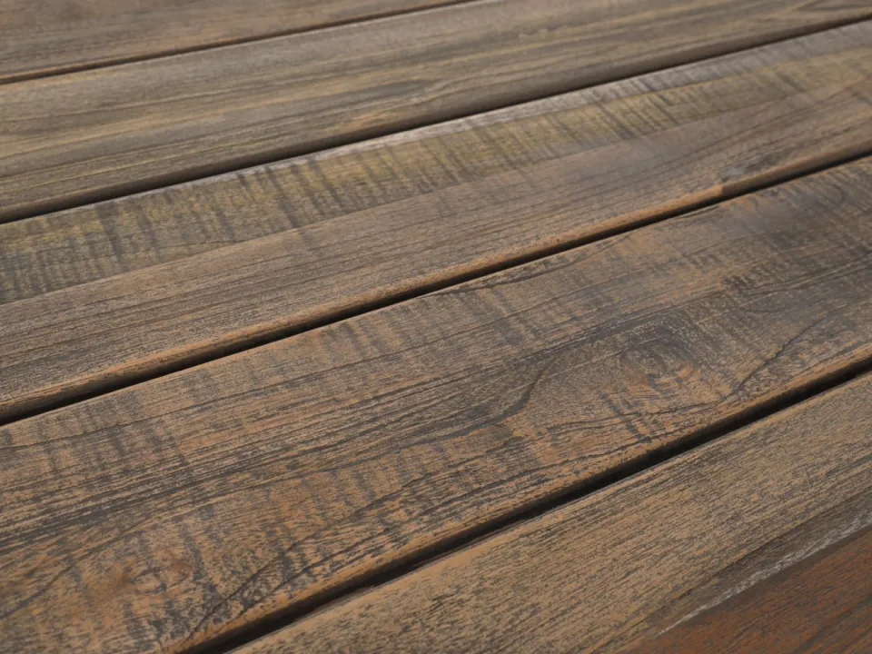 ROUGH Furniture ROUGH-S dining tuintafel 160x90x76cm bruin, foto 5