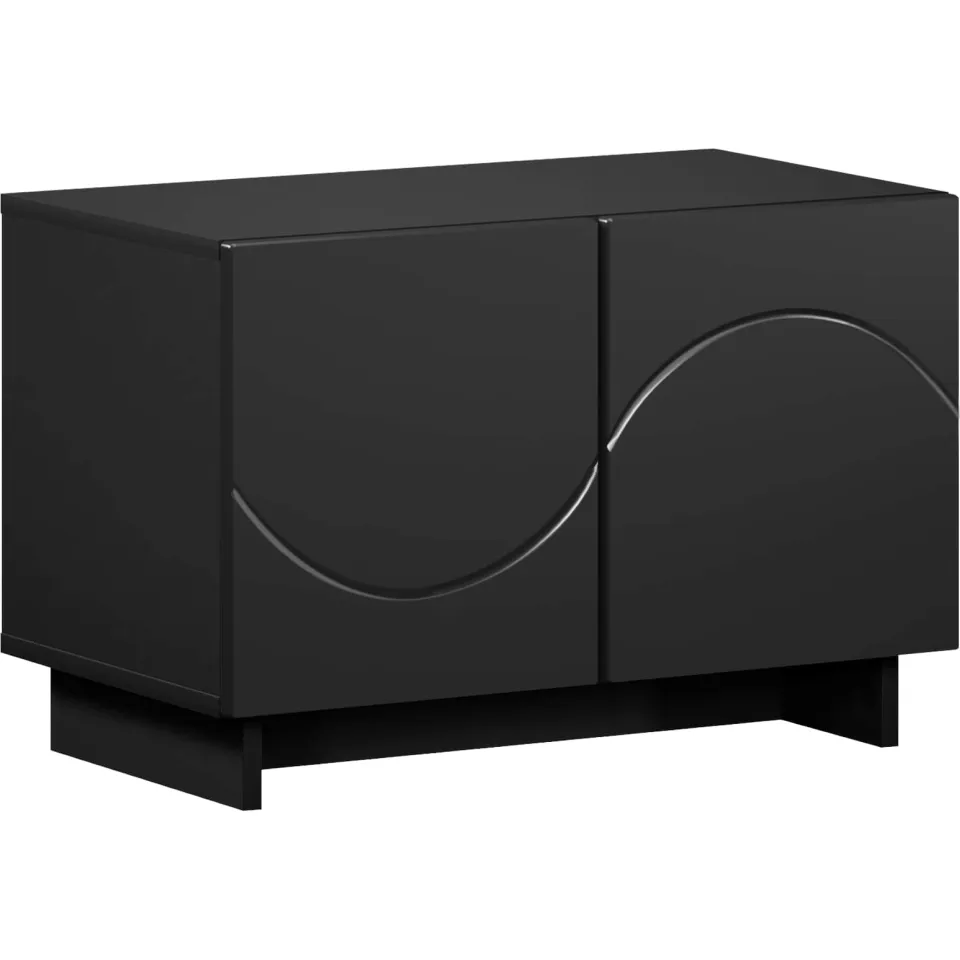 vidaXL tv-meubel 60 x 34.5 x 40 cm Zwart Bewerkt hout, foto 3