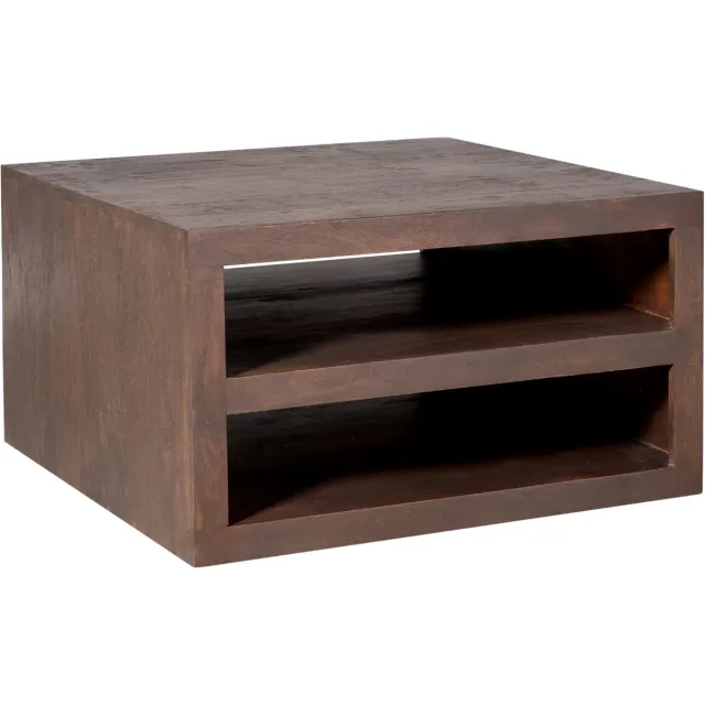 Starfurn Salontafel Brussel - Bruin - 80x80x40 cm