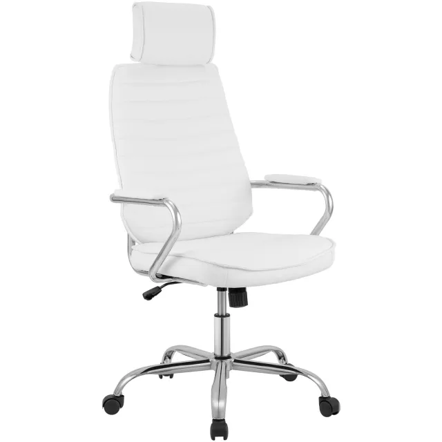 Luxe Comfort Bureaustoel - Verstelbaar - Wit