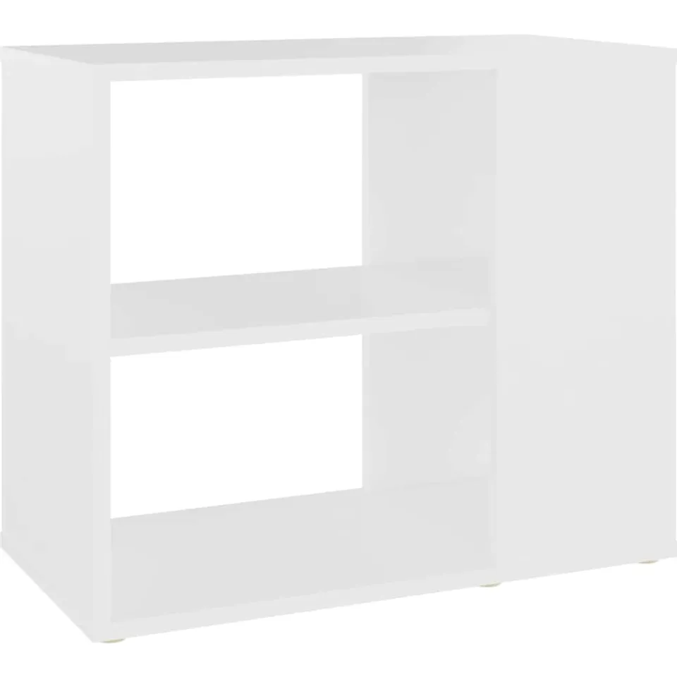 vidaXL Bijzetkast 60x30x50 cm bewerkt hout wit, foto 3