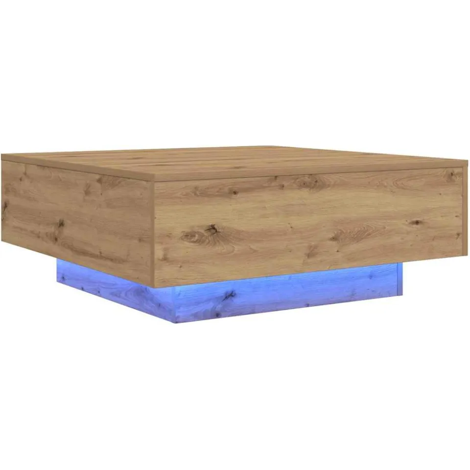vidaXL Artisanaal eiken 80 x 80 x 31 cm Bewerkt hout, foto 4