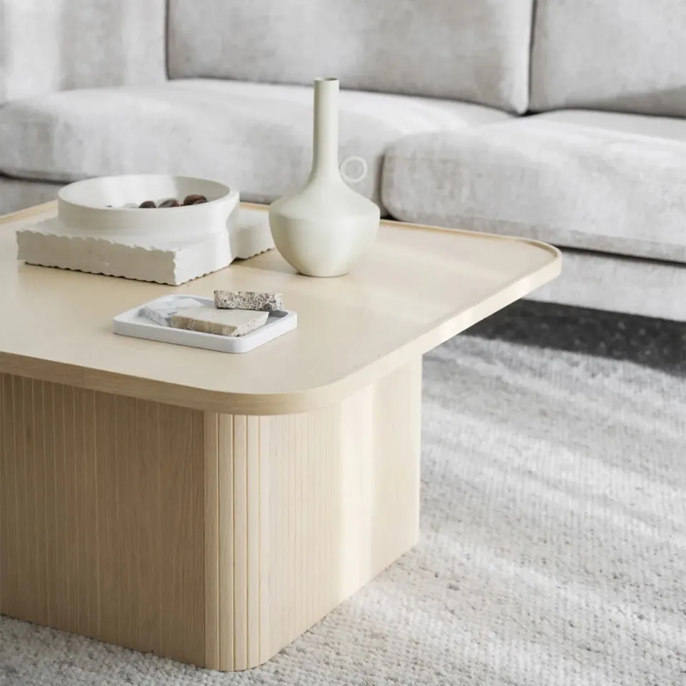 Rowico Home Sullivan houten salontafel whitewash - 80 x 80 cm, foto 3