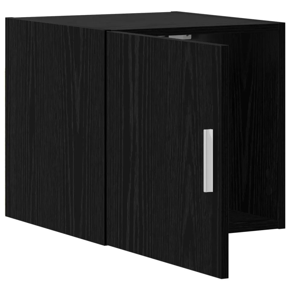 vidaXL Wandkast Zwart eiken 40 x 42,5 x 40 cm Bewerkt hout, foto 3