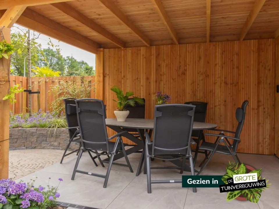Forza Furniture Forza Capri/Fidenza ovaal 220cm dining tuinset 7-delig verstelbaar, foto 4