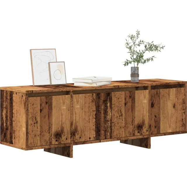 vidaXL Tv-meubel 120x30x40,5 cm bewerkt hout oud houtkleurig bruin, foto 2