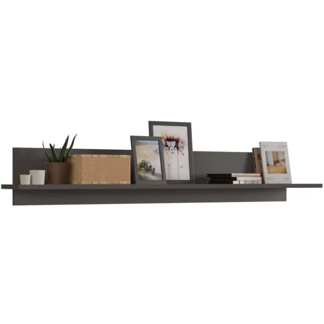 Furnilux Freno wandplank grijs Nox Eiken NB - 22x22x140cm grijs, eiken