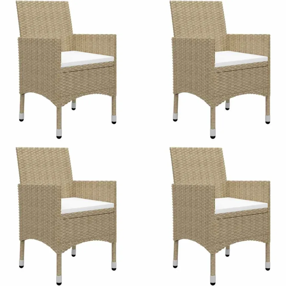 vidaXL 5-delige Tuinset beige