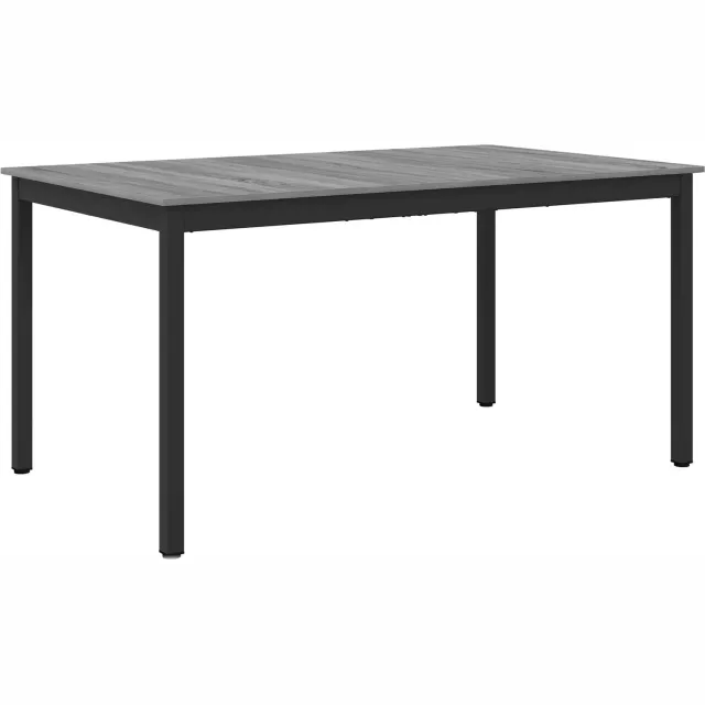 vidaXL Eettafels - 150 - x - 90 - x - 75 - cm - Bewerkt - hout - Grijs - Sonoma Grijs sonoma