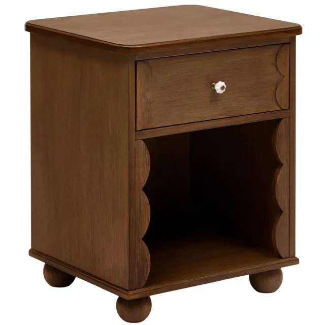Atmosphera Créateur d'intérieur® Nachtkastje met 1 lade Mona 40 x 44,5 cm bruin Marron