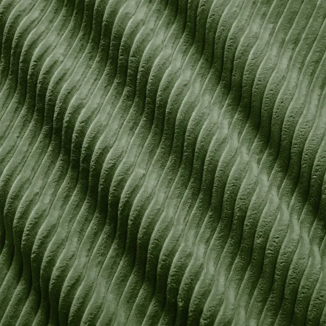 REDOM Poef - Modulair ontwerp - Gestoffeerde ottoman - Montagevrij - Voor woonkamer - Corduroy stof - Groen - 92,5 x 75 x 40 cm