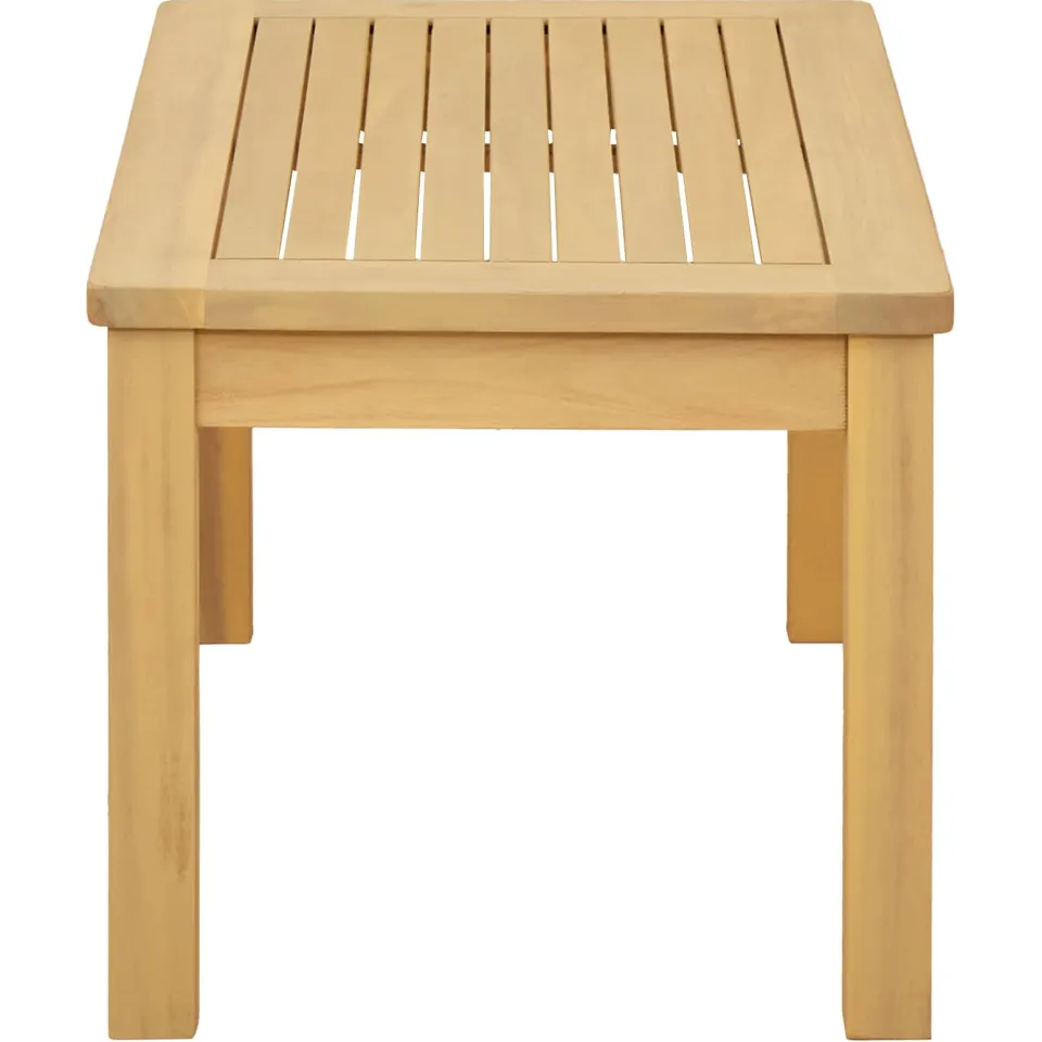 vidaXL Salontafel Licht acacia 70 x 40 x 36 cm Massief Acaciahout bruin, foto 3