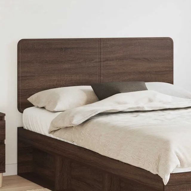 vidaXL Hoofdbord Bruin Eiken Bewerkt hout