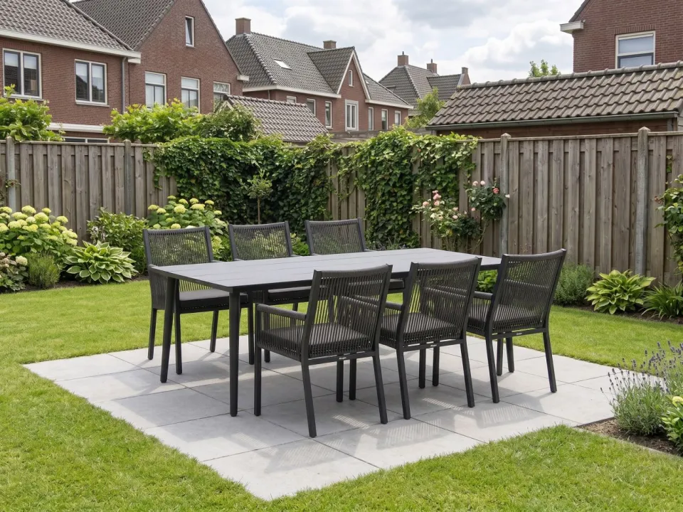 Manifesto Furniture Manifesto Rivola/Sora 220cm dining tuinset 7-delig, foto 4