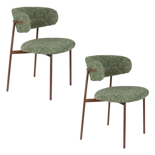 Housecraft Living Claes eetkamerstoel groen