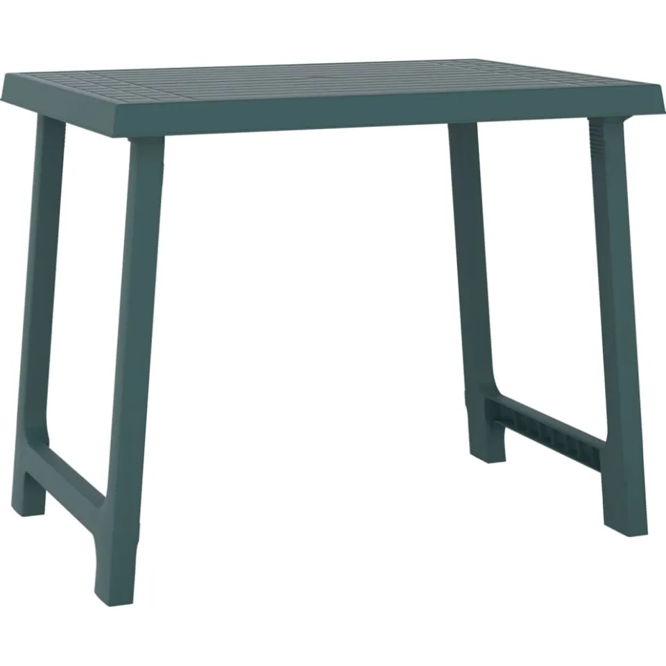 vidaXL Campingtafel hout-look 79x56x64 cm PP groen, foto 3