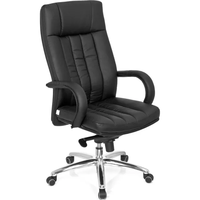 hjh office XXL FG 300 - Bureaustoel - Zware belasting - Kunstleder - Zwart