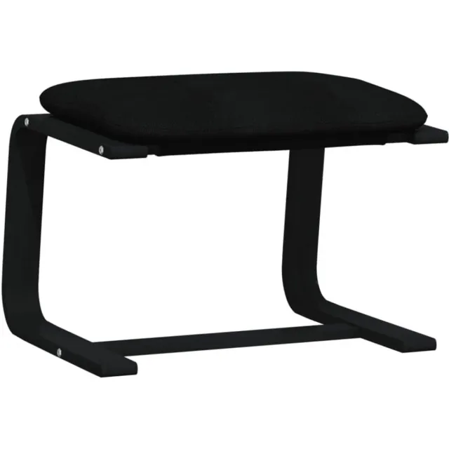 Mmp ®Voetenbankje of poef - Voetenbankje - Poef - Hockers en poefen - Zwart - 41cm x 51cm x 40 cm