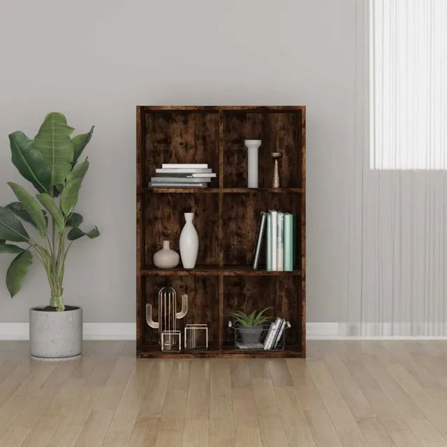 vidaXL Boekenkast/dressoir 66x30x98 cm bewerkt hout gerookt eikenkleur, foto 2