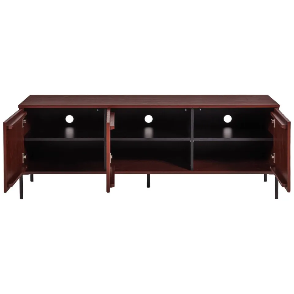WOOOD New Gravure tv-meubel bordeauxrood, foto 4