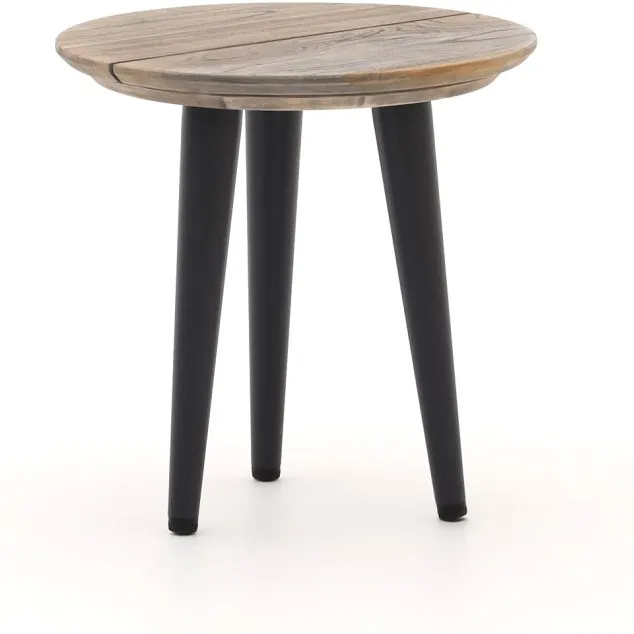 ROUGH Furniture ROUGH-K bijzet tuintafel ø 40cm Grijs