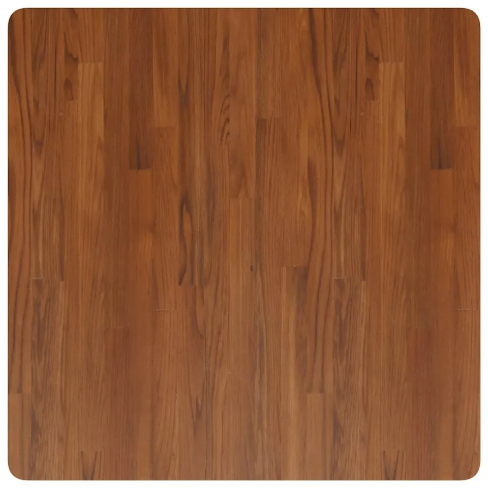 vidaXL Tafelblad vierkant 80x80x4cm behandeld eiken donkerbruin, foto 4