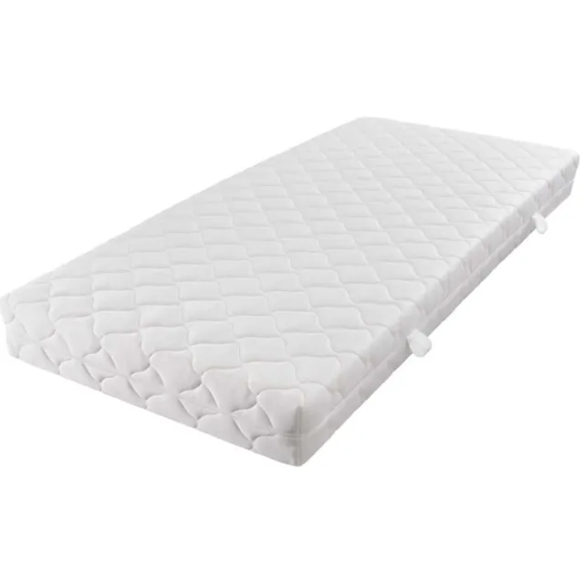 vidaXL Matras met een wasbare hoes 200x180x17 cm H3 Wit