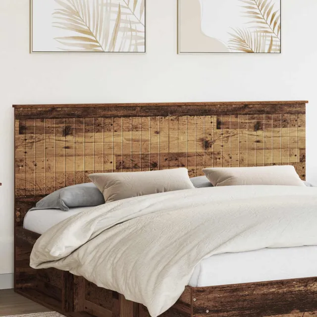 vidaXL Hoofdbord Oud Hout Bewerkt hout Bruin