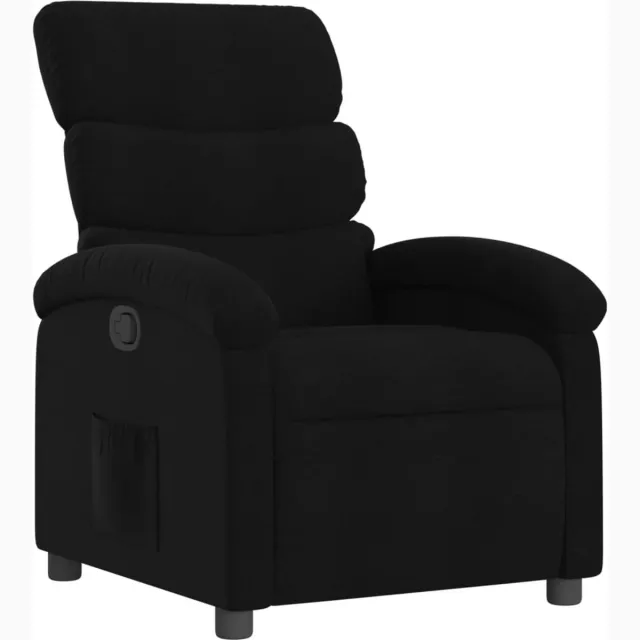 vidaXL Relaxfauteuil - Zwarte - Stof