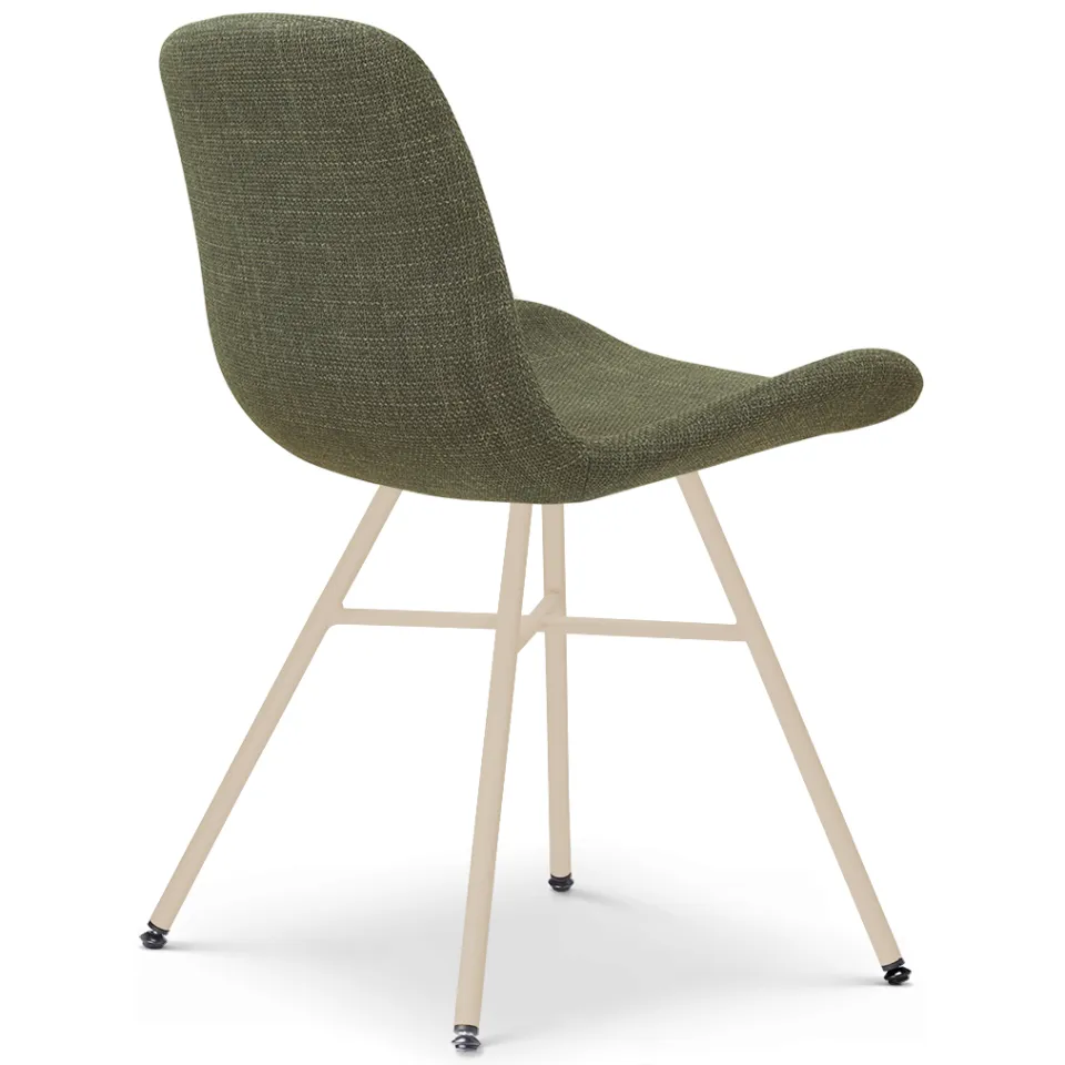 Nolon Noa-Fé eetkamerstoel forestgroen - beige onderstel, foto 4