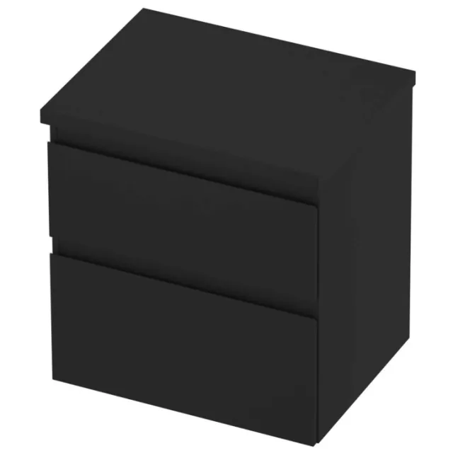 Proline Deck Badmeubelset Asymmetrisch 60x46x55 cm Mat Zwart