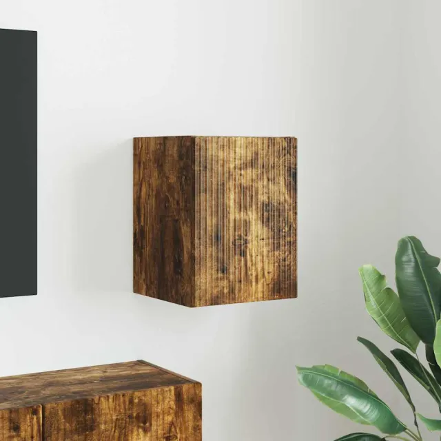 vidaXL TV Wandkast 30 x 31 x 40 cm Gerookt eiken Bewerkt hout, foto 2