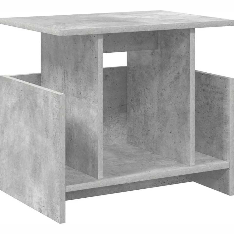 vidaXL TV-standaard 50 x 35 x 45 cm Beton Grijs Bewerkt hout