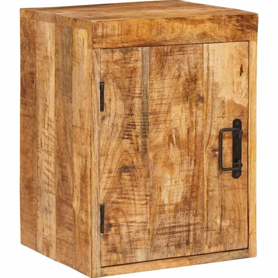 vidaXL Nachtkastje 2 st Bruin 35 x 33 x 48 cm Massief Mango Hout, foto 2