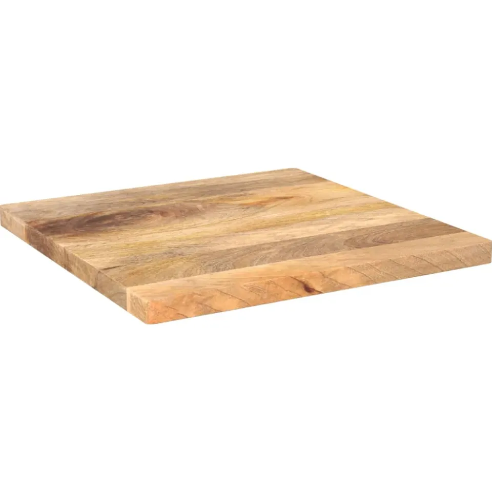 vidaXL Tafelblad vierkant 60x60x3,8 cm massief mangohout Bruin
