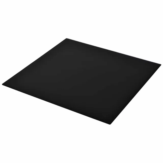 vidaXL Tafelblad van gehard glas 700x700 mm vierkant Zwart