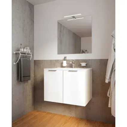Allibert Badmeubelset Euro Pack 80cm Met 2 Deuren Glanzend Wit, foto 2