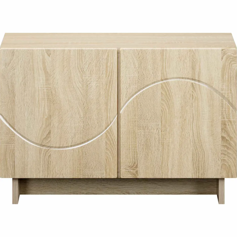 vidaXL tv-meubel 60 x 34.5 x 40 cm Sonoma Eiken Bewerkt hout, foto 4