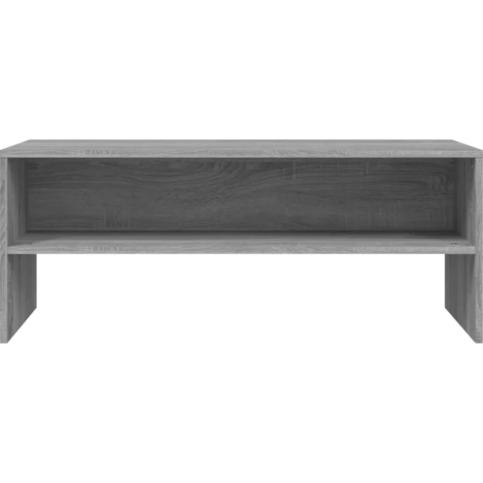 vidaXL Tv-meubel 100x40x40 cm bewerkt hout grijs sonoma eikenkleurig