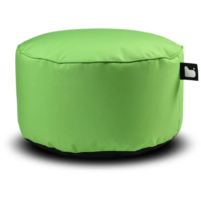 Extreme Lounging b-poufe - poef rond - binnen & buiten - uv- en waterbestendig - ø60cm - lime groen