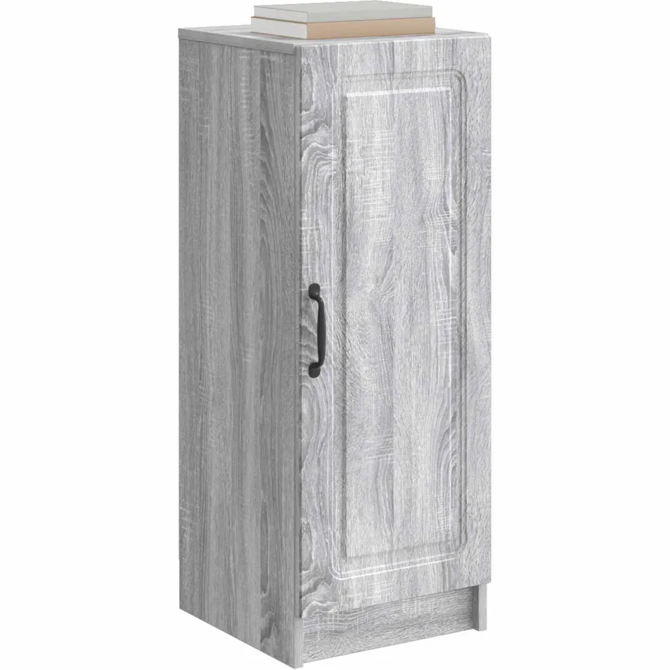 vidaXL Dressoir Grijs sonoma 33 x 34,5 x 87 cm Bewerkt hout