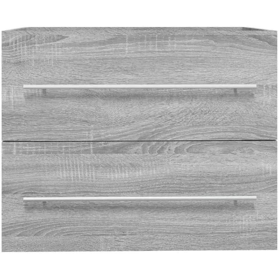 vidaXL Wastafelkast 60x38,5x48 cm bewerkt hout grijs sonoma eikenkleur, foto 4