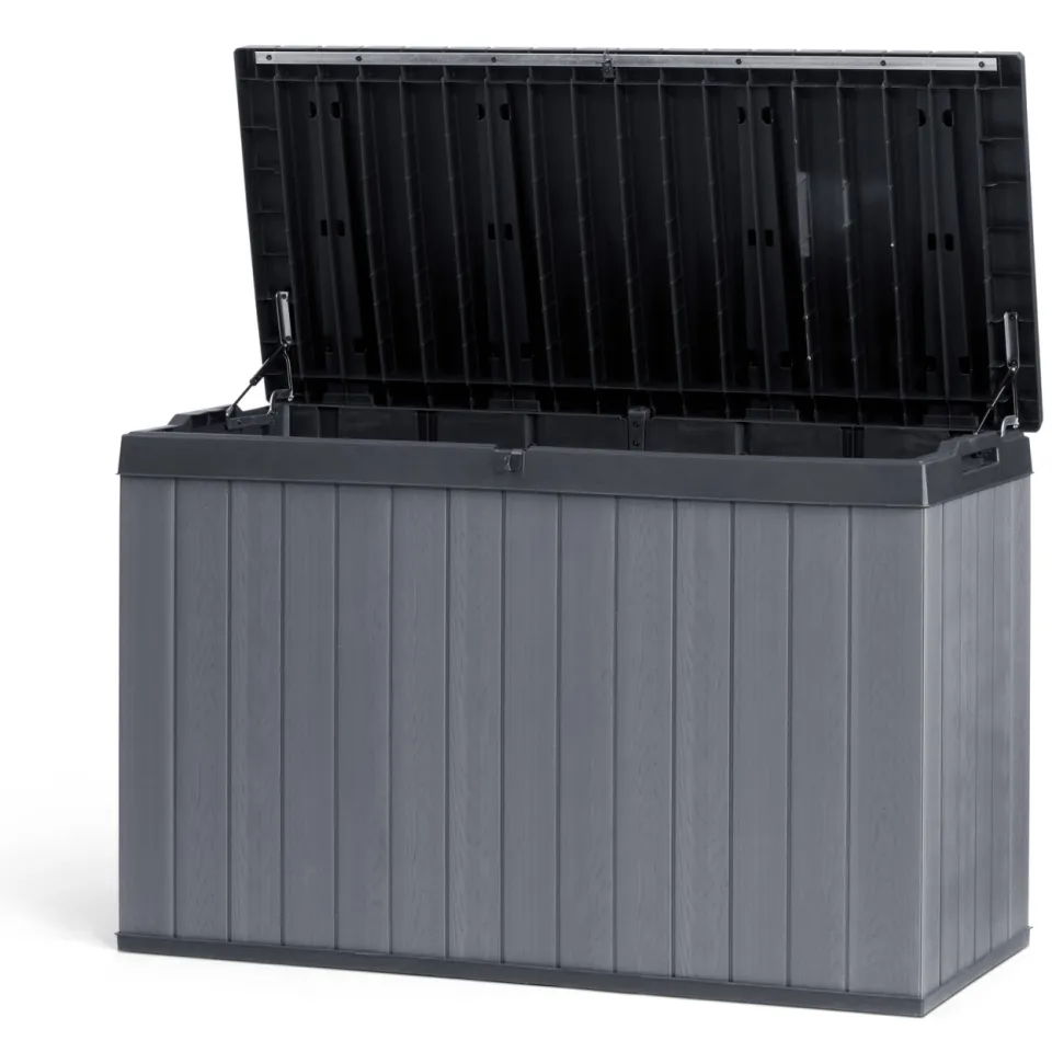 Keter Darwin Opbergbox - 670L - 142,5x65,5x89,52cm - Grijs, foto 2