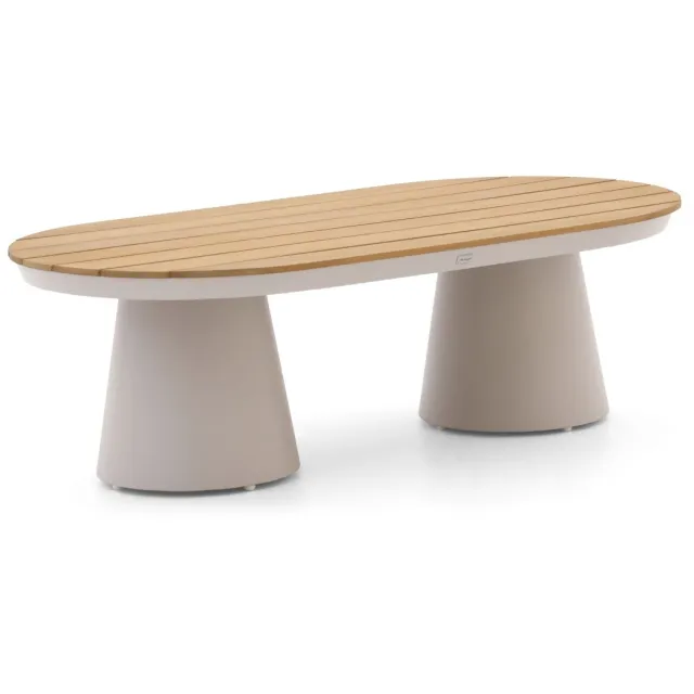 Bellagio tuinmeubelen Bellagio Ledrotta lounge tuintafel 140x73x43cm Taupe
