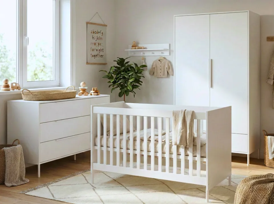 Born Lucky Babykamer Santiago Wit XL 3-Delig, foto 6