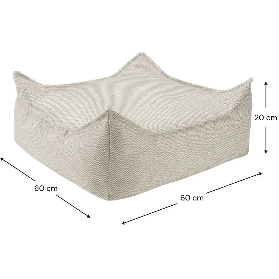 Wigiwama Aardekleurige Outdoor Vierkante Ottoman aardetint, foto 5