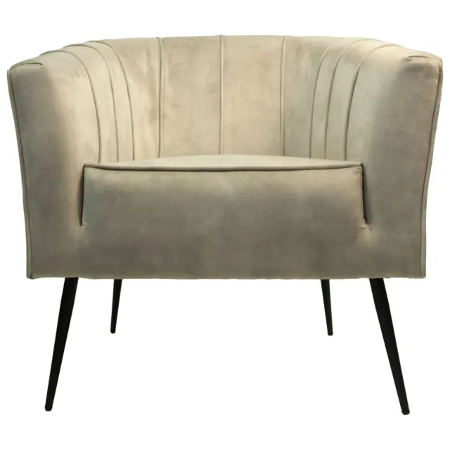 Fauteuil Chester wit polyester