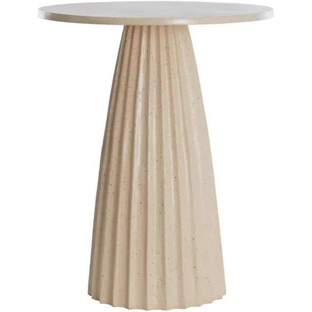 Light & Living Bijzettafel Veglia - Zand - Ø45cm - Modern Bruin