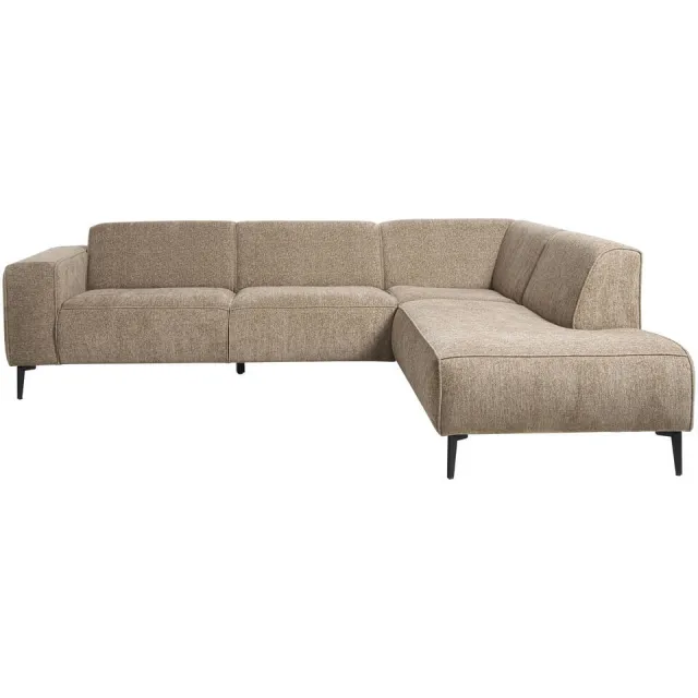 Kwantum Lecce hoekbank rechts beige